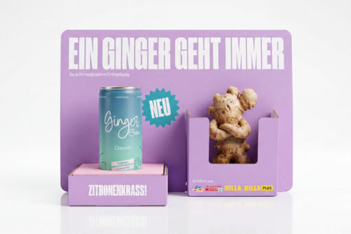 Aufsteller Ginger Juice