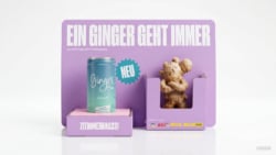 Aufsteller Ginger Juice