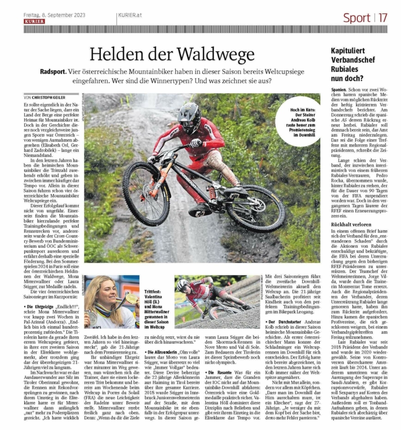 Downhill Portrait Kurier 08092023