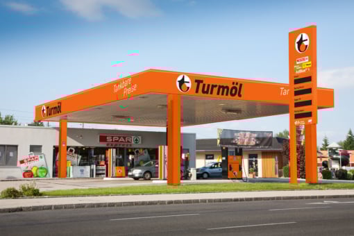 Tankstelle mit SPAR express