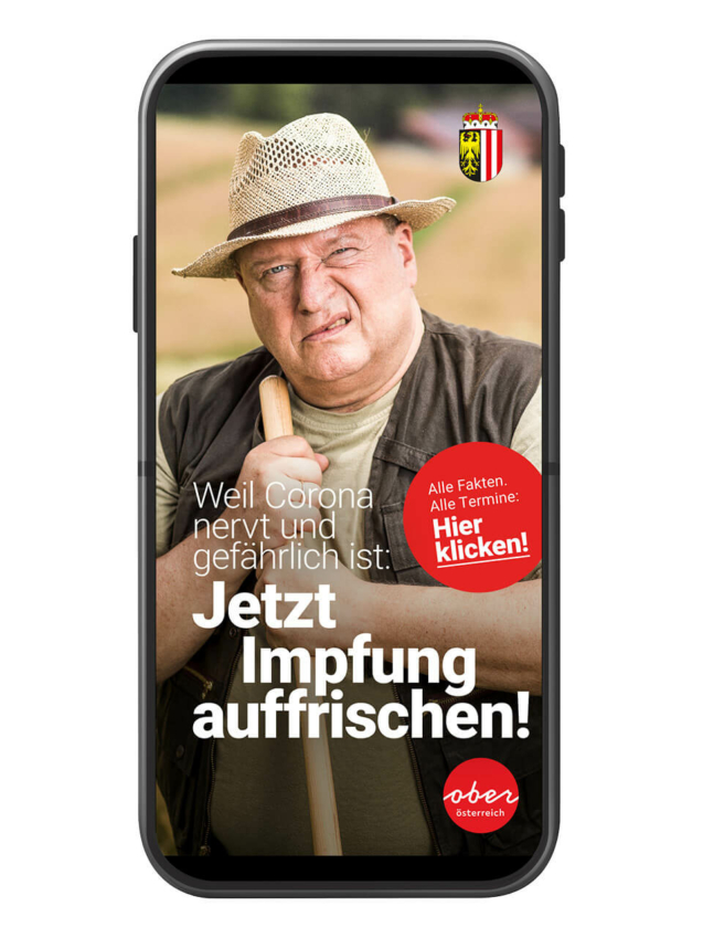 Land OÖ Impfkampagne Banner2