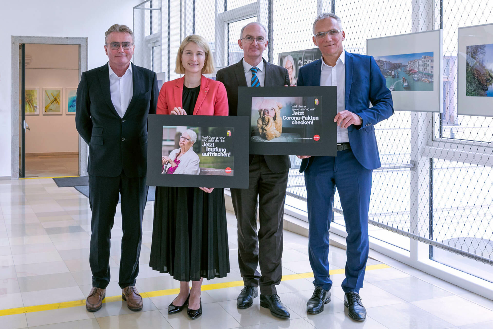 Land OÖ Impfkampagne Pressekonferenz